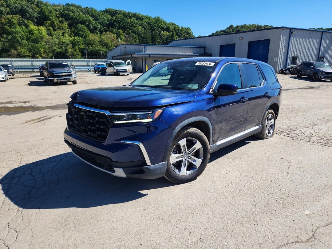 Vista de 2025 HONDA PILOT EXL, ángulo 1