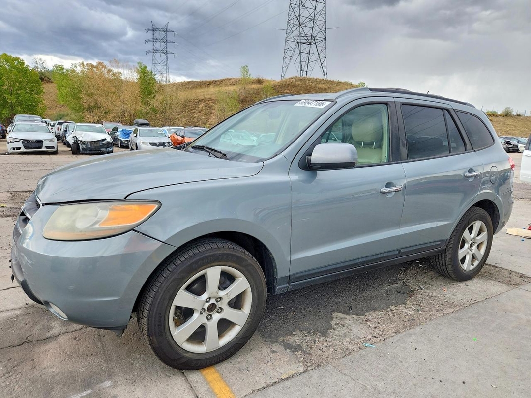 Вид 2007 HYUNDAI SANTA FE SE, угол 1