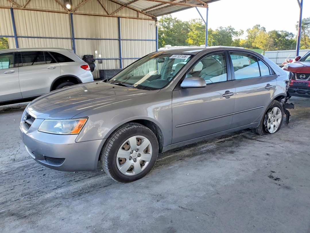 Vista de 2008 HYUNDAI SONATA GLS, ángulo 1