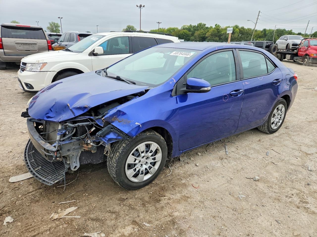 Vue de 2016 TOYOTA COROLLA S, angle 1