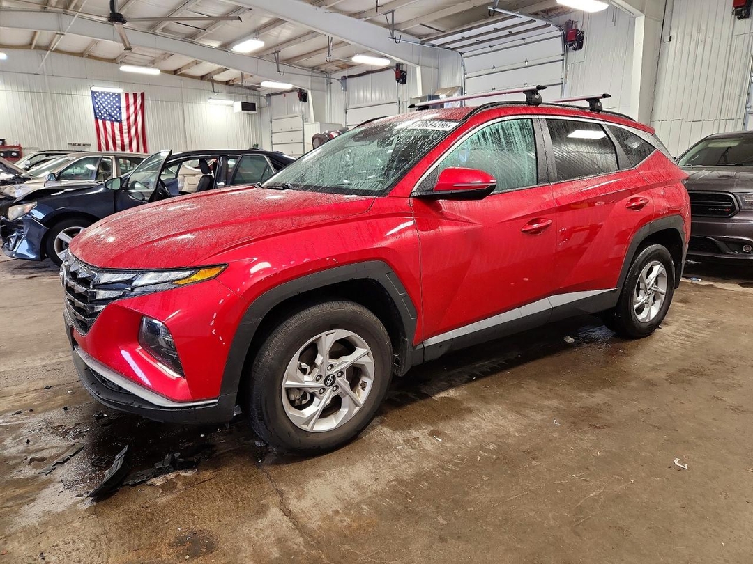 Vista de 2022 HYUNDAI TUCSON SEL, ángulo 1