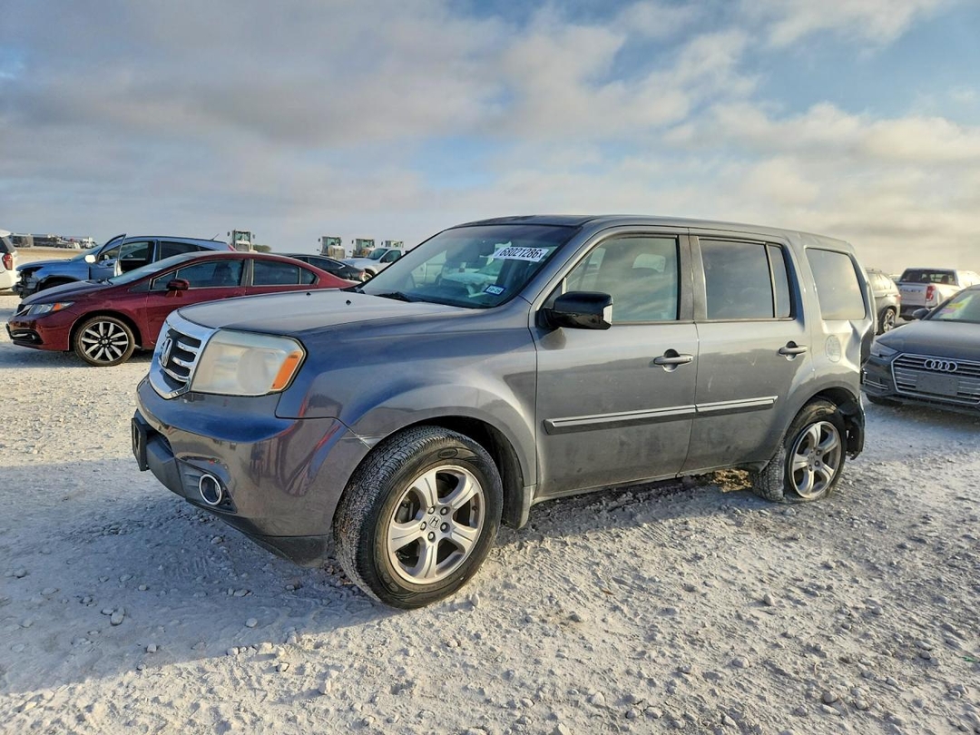 Вид 2012 HONDA PILOT EXL, угол 1