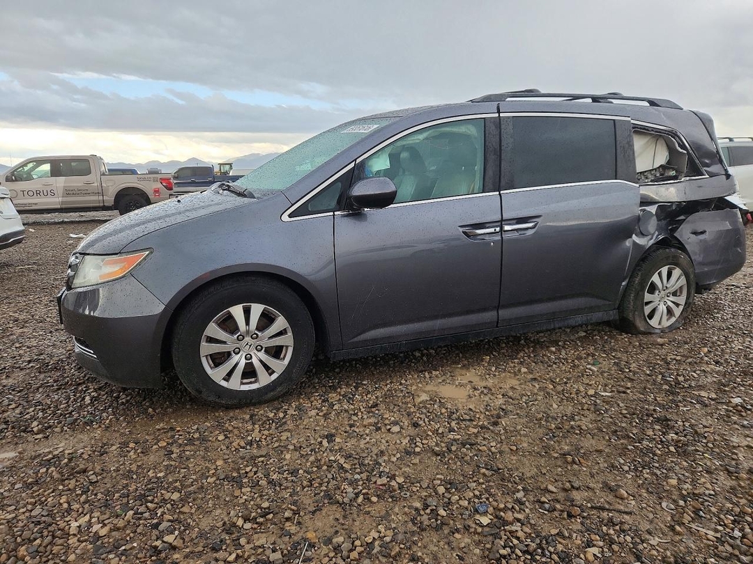 Вид 2014 HONDA ODYSSEY EX, угол 1