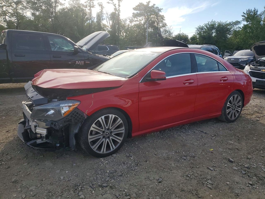 Vista de 2018 MERCEDES-BENZ CLA 250 4MATIC, ángulo 1