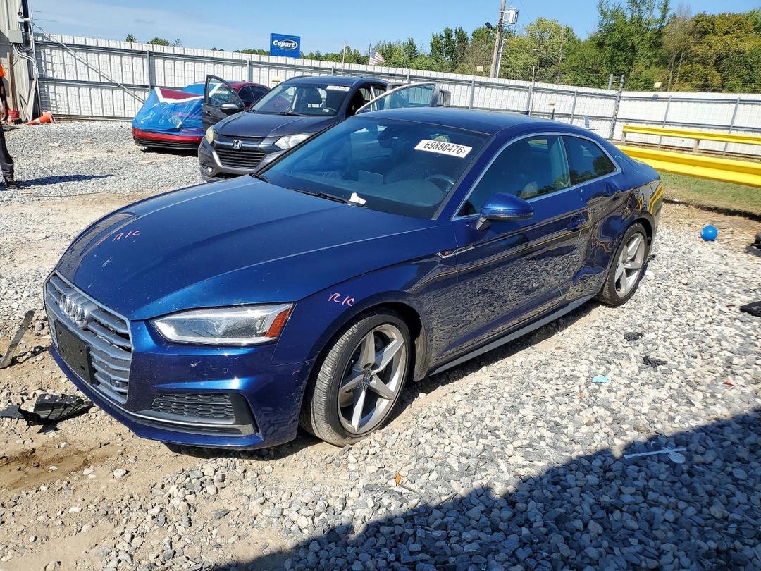 Вид 2018 AUDI A5 PREMIUM PLUS S-LINE, угол 1
