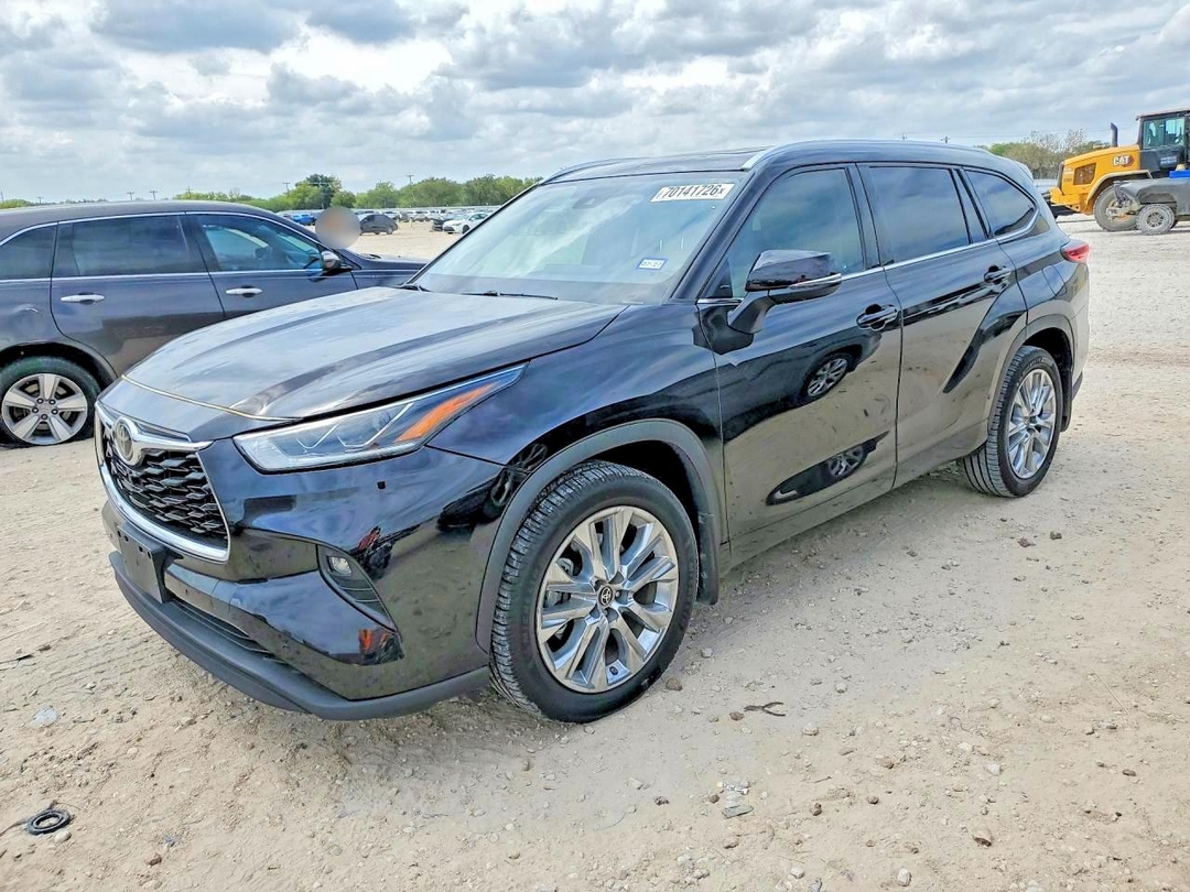 Vue de 2020 TOYOTA HIGHLANDER LIMITED, angle 1