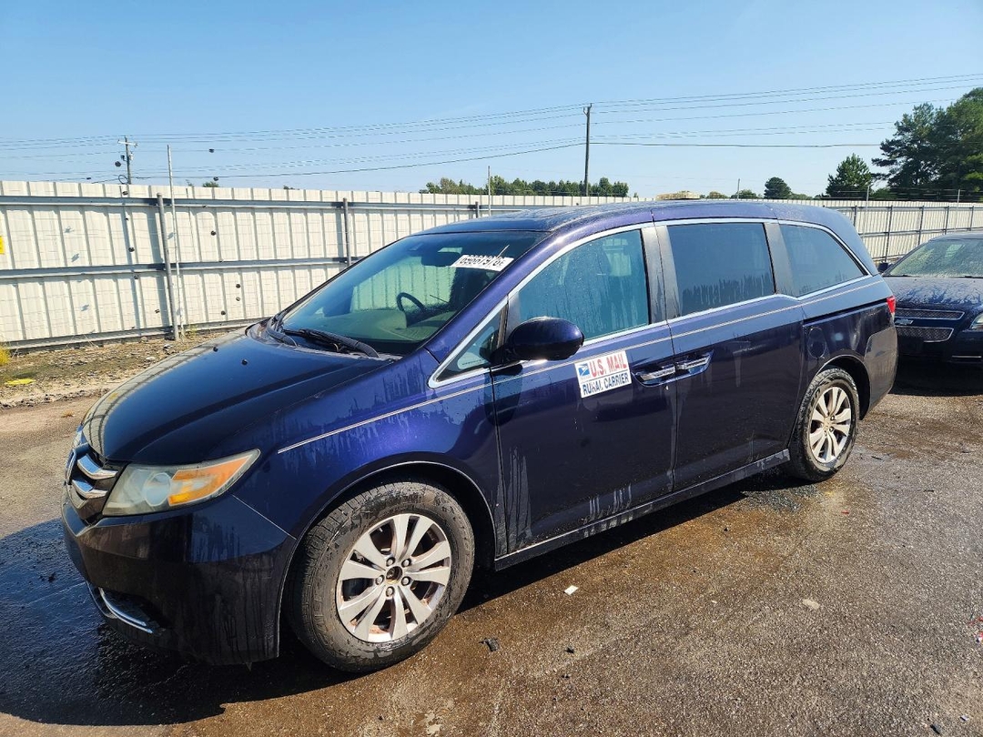 Vista de 2014 HONDA ODYSSEY EXL, ángulo 1
