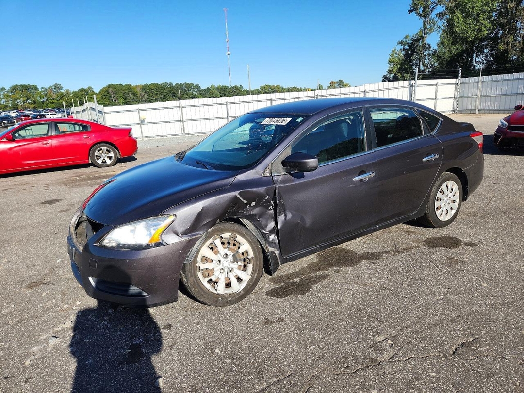 Vedere 2014 NISSAN SENTRA S, unghi 1