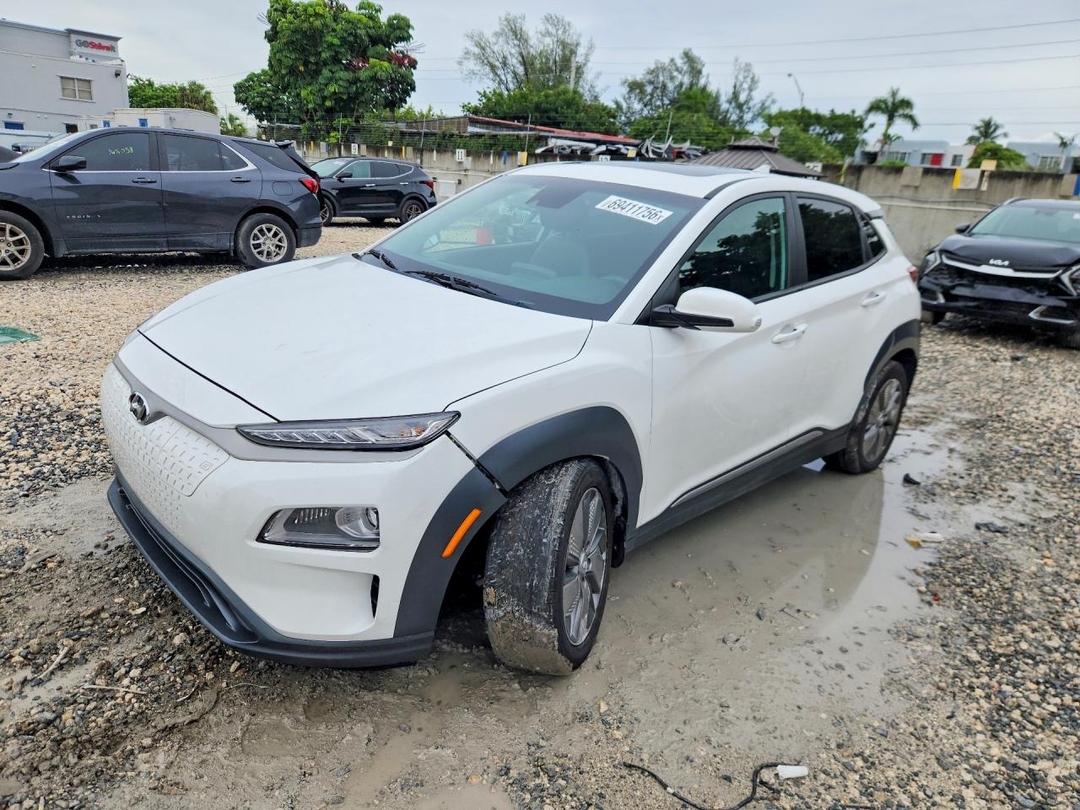 Vista de 2021 HYUNDAI KONA LIMITED, ángulo 1