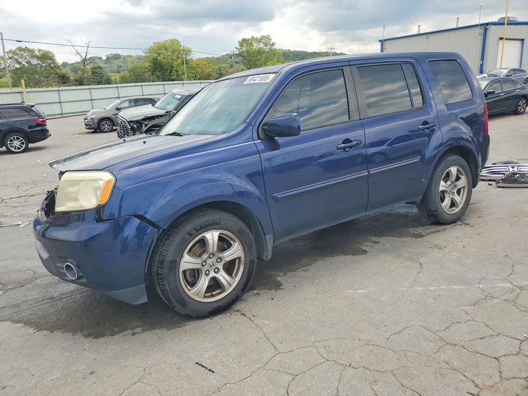 Vista de 2015 HONDA PILOT EXL, ángulo 1