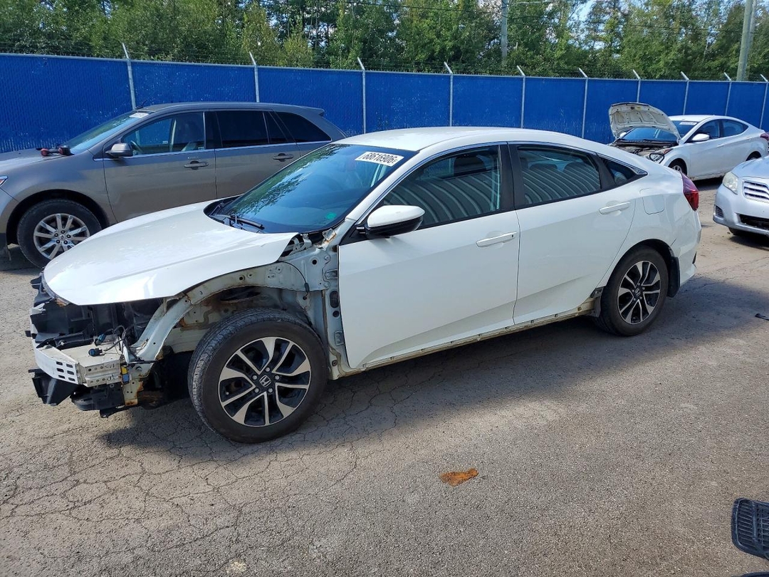 Vista de 2017 HONDA CIVIC LX, ángulo 1