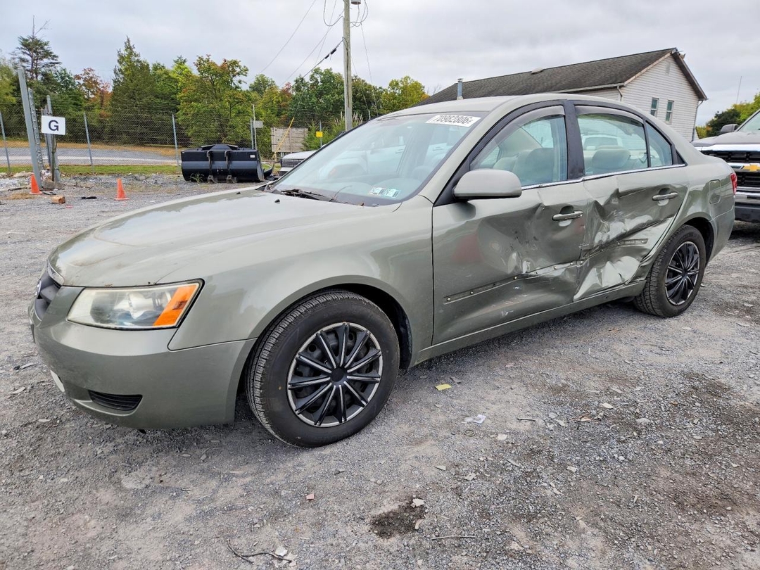 Vue de 2007 HYUNDAI SONATA GLS, angle 1