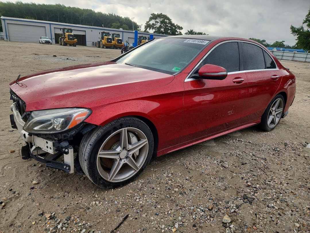 Вид 2016 MERCEDES-BENZ C 300, угол 1