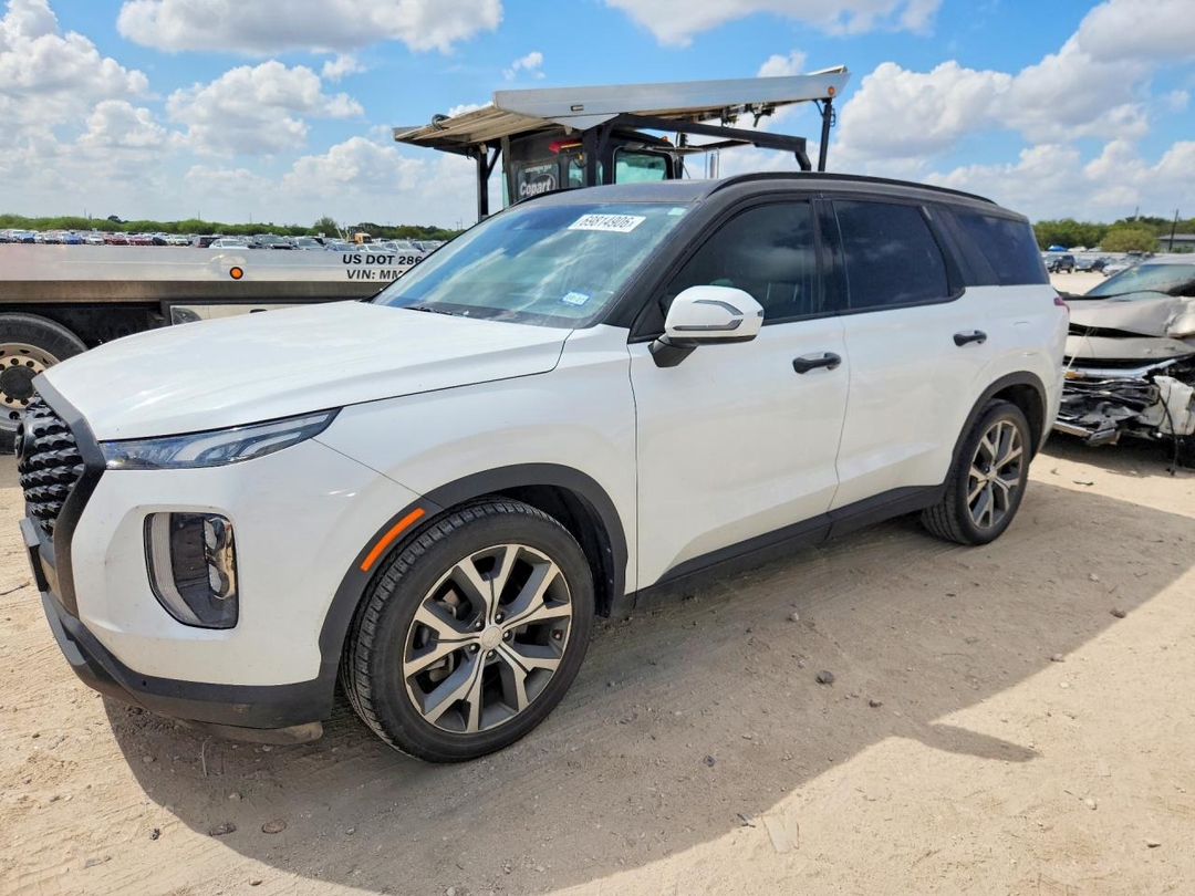 Вид 2022 HYUNDAI PALISADE SEL, угол 1
