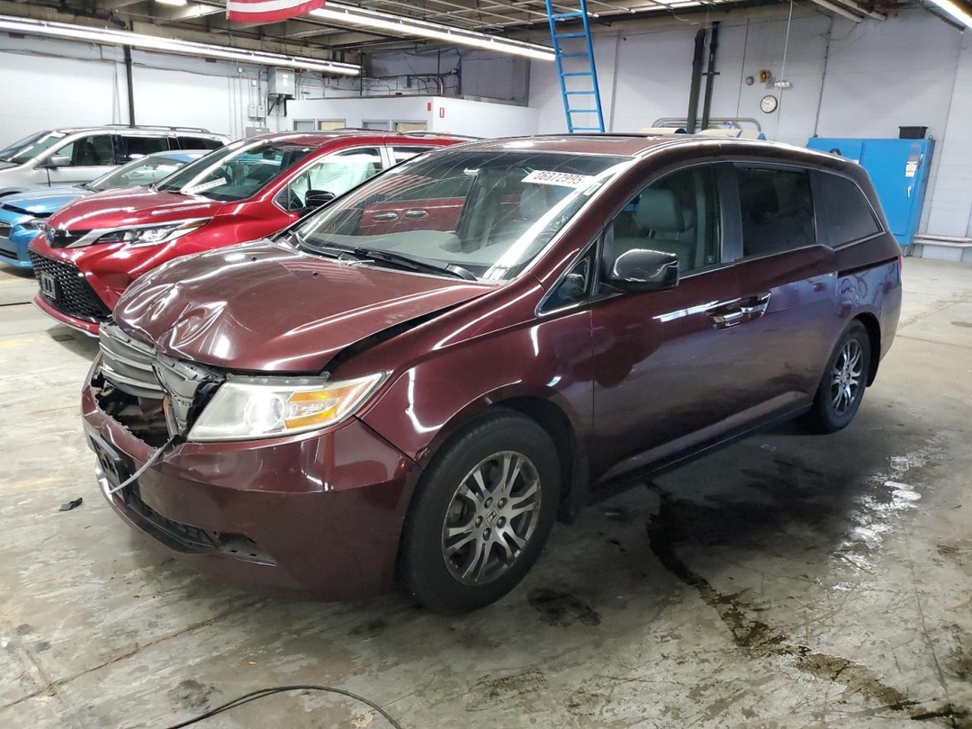 منظر 2012 HONDA ODYSSEY EXL، زاوية 1