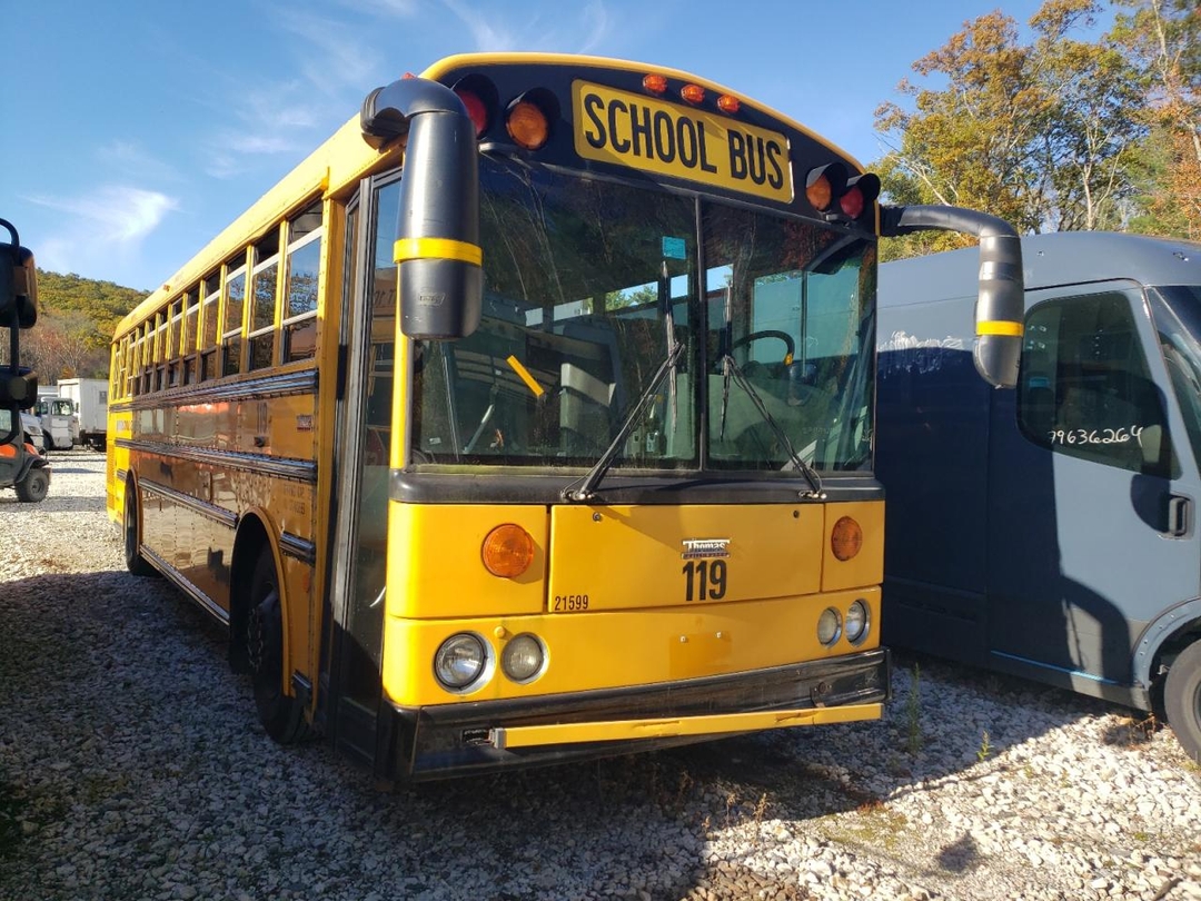منظر 2012 THOMAS SAF-T-LINER HDX - SCHOOL BUS، زاوية 1