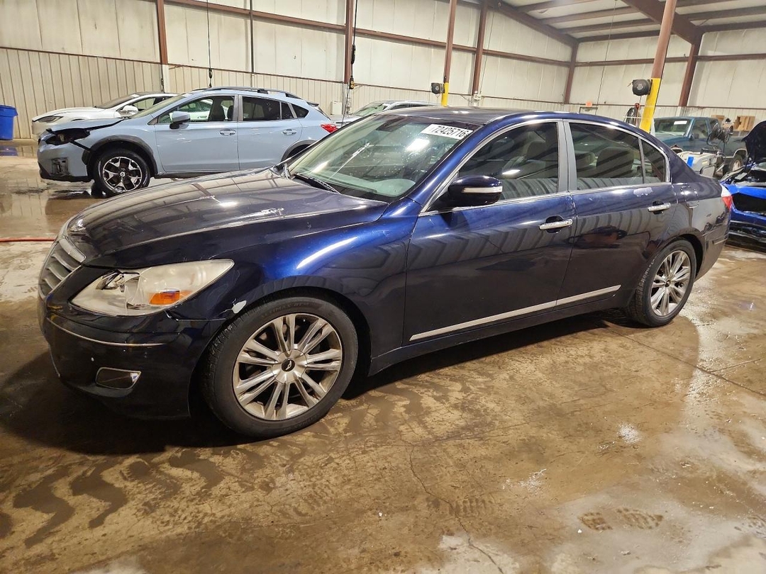 Vue de 2009 HYUNDAI GENESIS 4.6L, angle 1
