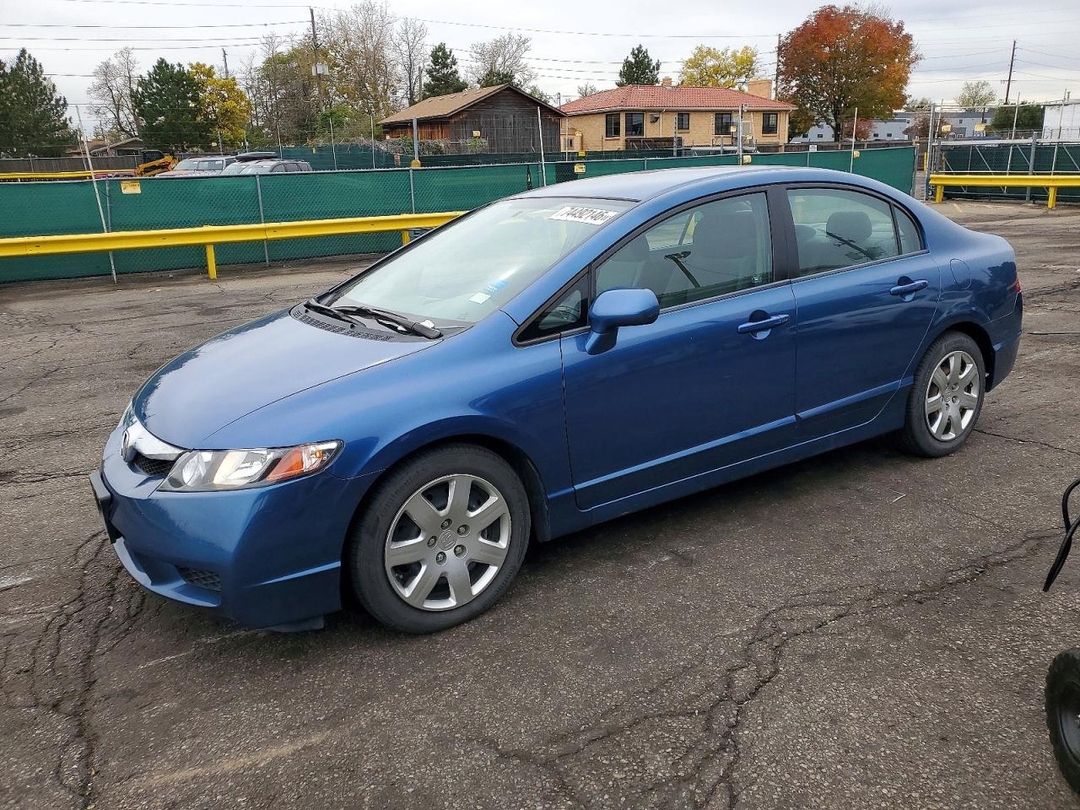 Vista de 2010 HONDA CIVIC LX, ángulo 1