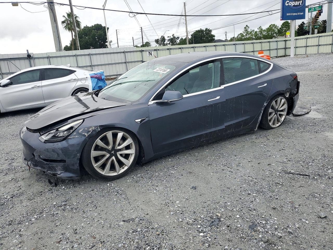 Vista de 2020 TESLA MODEL 3, ángulo 1