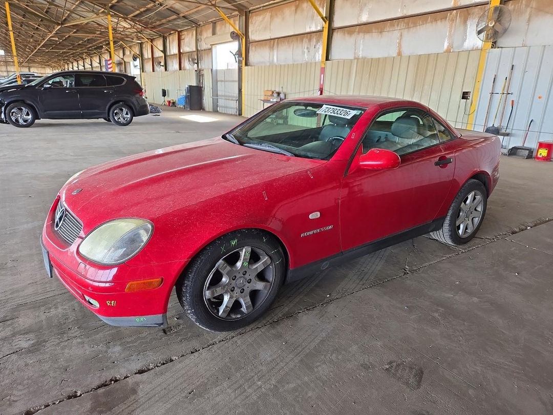 Вид 1998 MERCEDES-BENZ SLK 230 KOMPRESSOR, угол 1