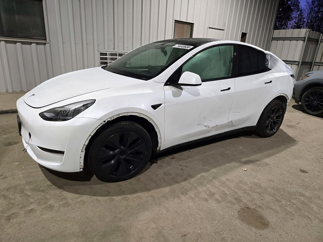 2025 TESLA MODEL Y view, angle 1