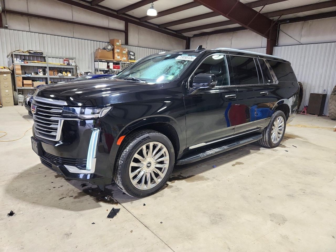 Vue de 2022 CADILLAC ESCALADE ESV PREMIUM LUXURY, angle 1