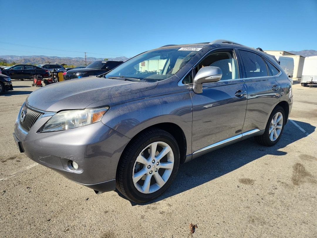 Vista de 2012 LEXUS RX 350, ángulo 1