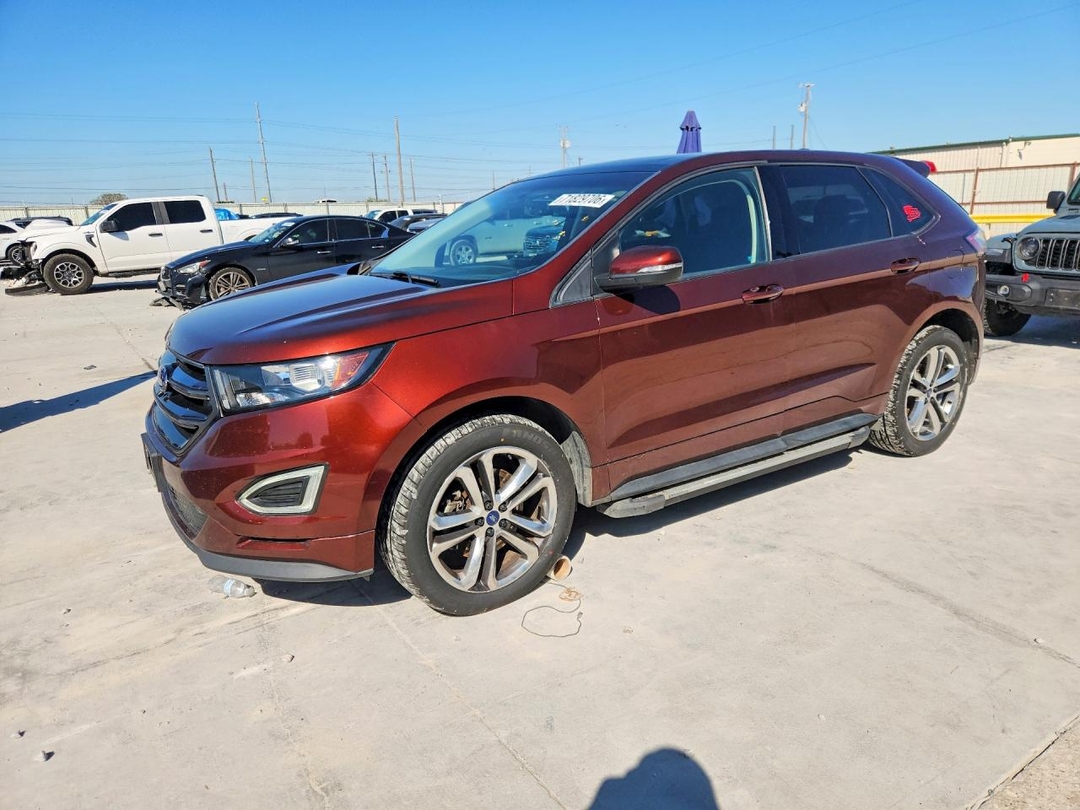 Вид 2016 FORD EDGE SPORT, угол 1