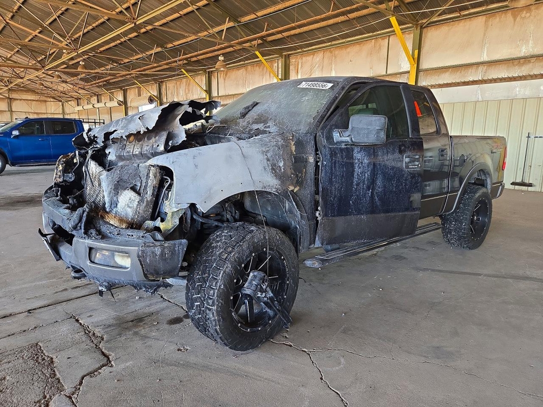 Вид 2005 FORD F150 SUPERCREW, угол 1