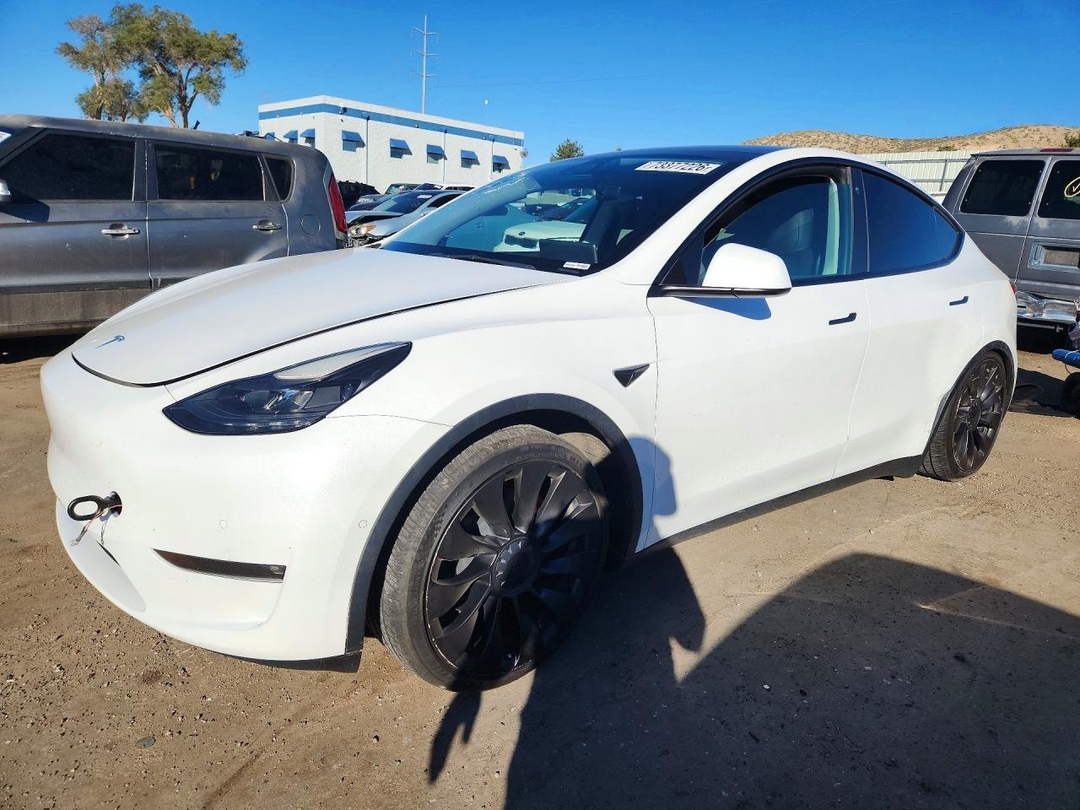 Vedere 2022 TESLA MODEL Y, unghi 1