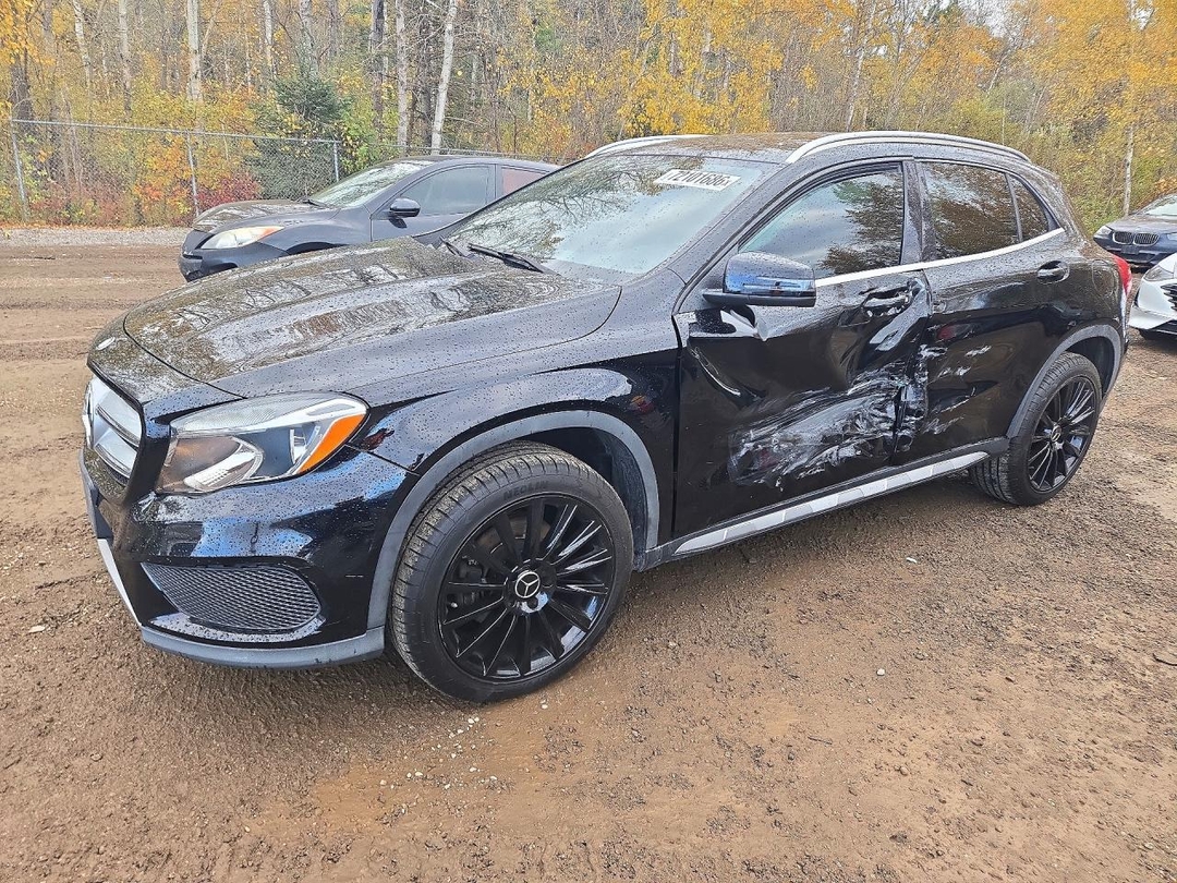 Vista de 2017 MERCEDES-BENZ GLA 250 4MATIC, ángulo 1