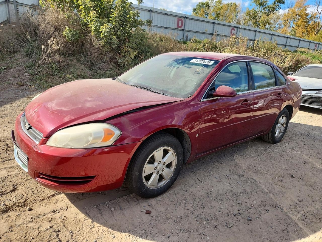 Vista de 2007 CHEVROLET IMPALA LT, ángulo 1