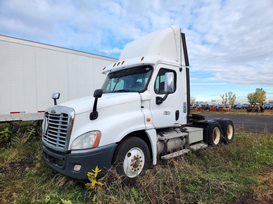 Vista de 2010 FREIGHTLINER CASCADIA SEMI TRUCK, ángulo 1