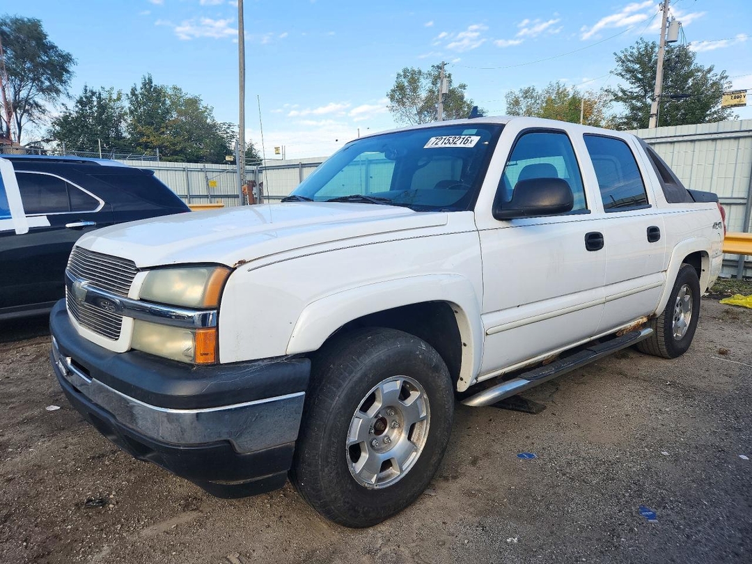 Вид 2006 CHEVROLET AVALANCHE K1500, угол 1