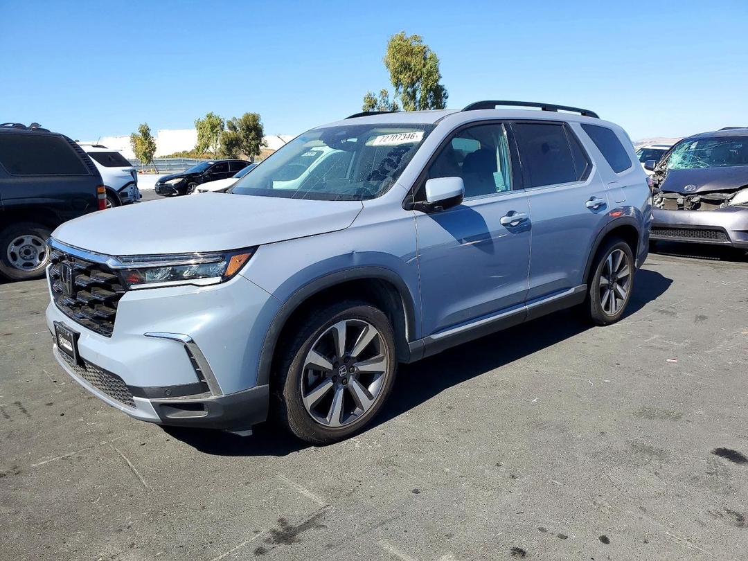 Vue de 2023 HONDA PILOT ELITE, angle 1