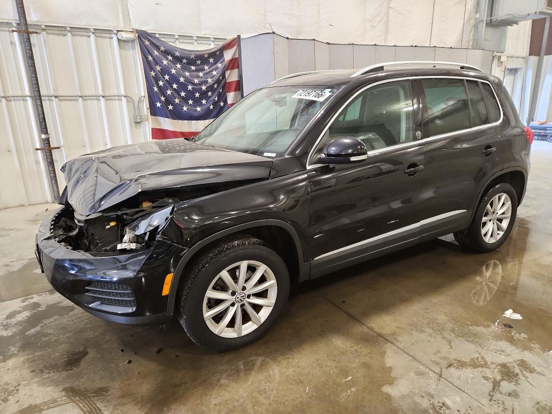 Vedere 2017 VOLKSWAGEN TIGUAN WOLFSBURG, unghi 1