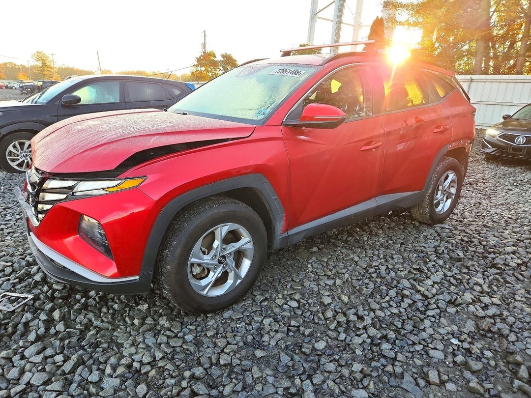 Vue de 2022 HYUNDAI TUCSON SEL, angle 1