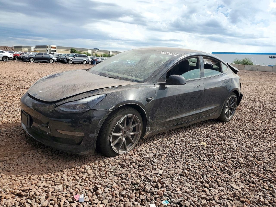 منظر 2022 TESLA MODEL 3، زاوية 1