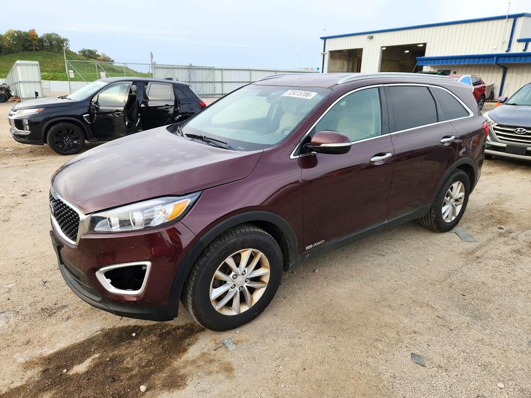 Vedere 2017 KIA SORENTO LX V6, unghi 1