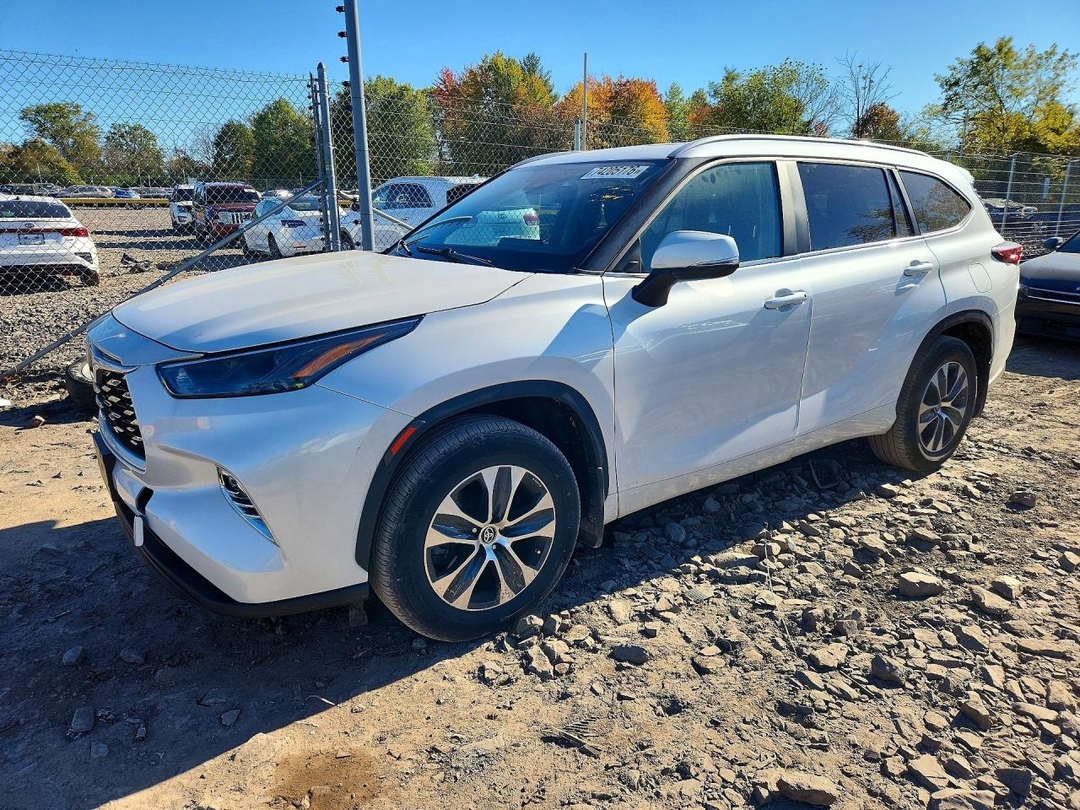 منظر 2024 TOYOTA HIGHLANDER XLE، زاوية 1