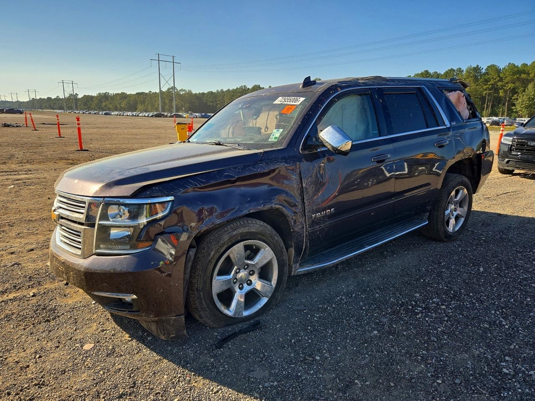 منظر 2015 CHEVROLET TAHOE C1500 LTZ، زاوية 1