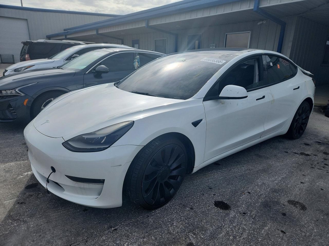 Vedere 2021 TESLA MODEL 3, unghi 1