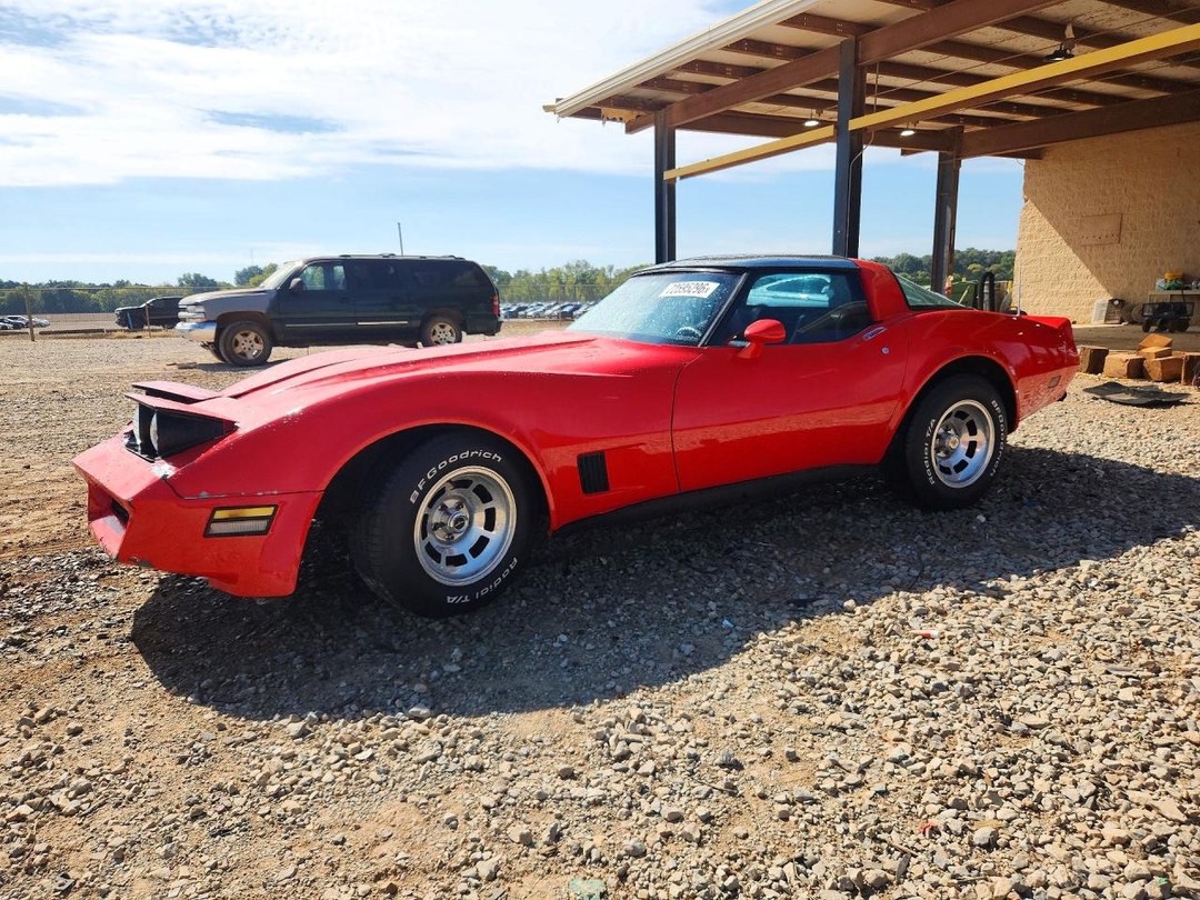 Vue de 1981 CHEVROLET CORVETTE, angle 1