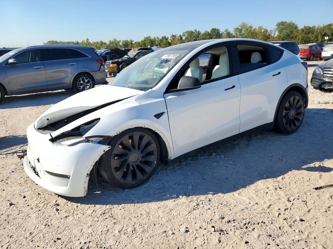 Vista de 2022 TESLA MODEL Y, ángulo 1