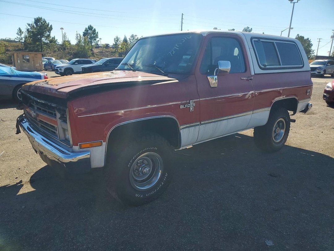 Vue de 1985 CHEVROLET BLAZER K10, angle 1