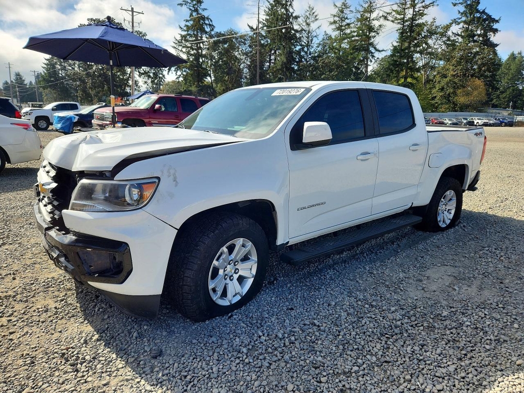 منظر 2021 CHEVROLET COLORADO LT، زاوية 1