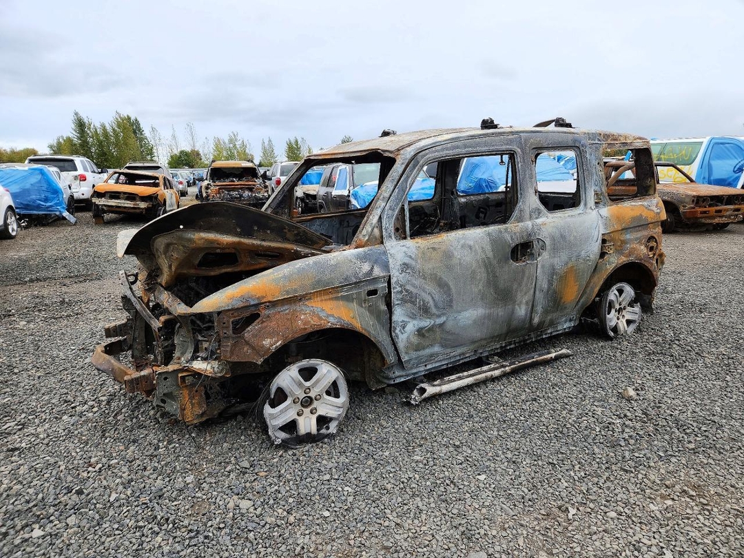Вид 2004 HONDA ELEMENT EX, угол 1