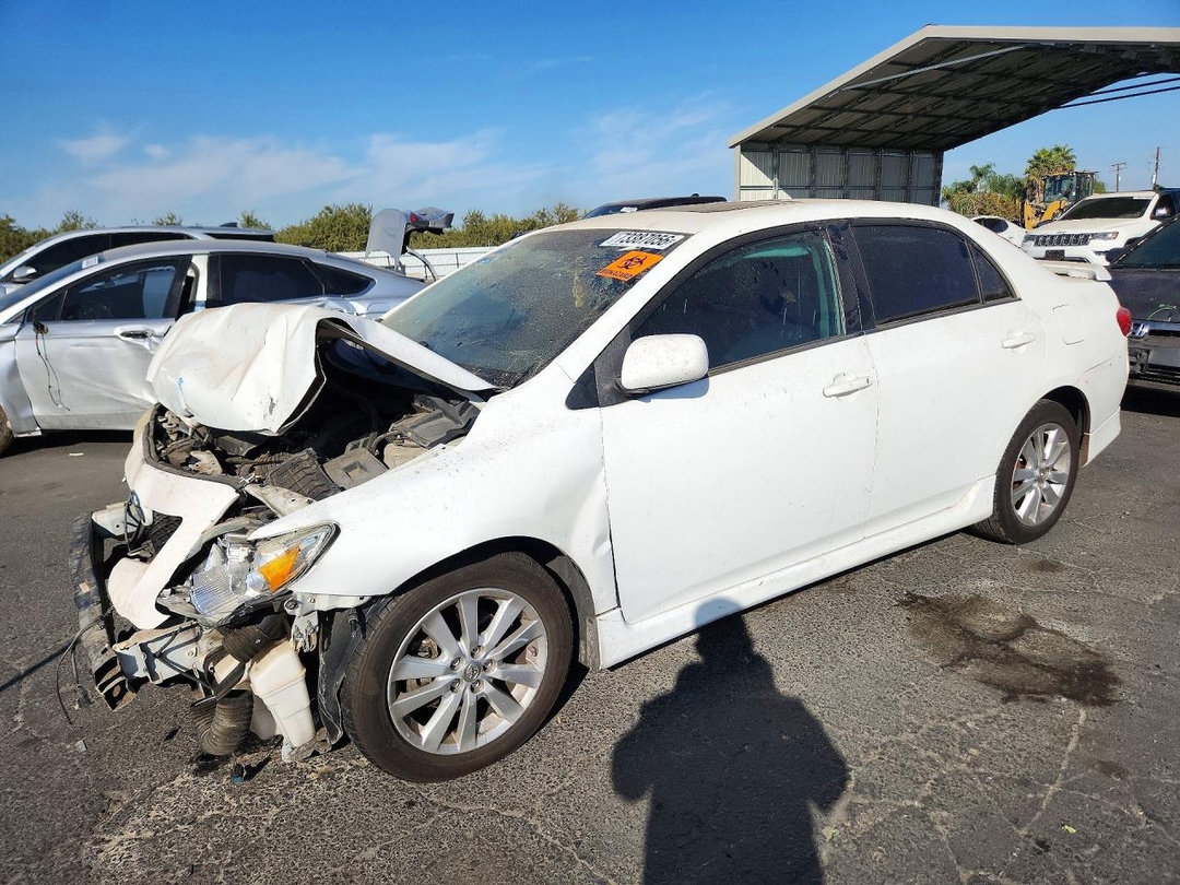Vue de 2009 TOYOTA COROLLA S, angle 1