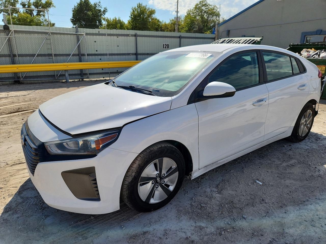 Vista de 2018 HYUNDAI IONIQ BLUE, ángulo 1