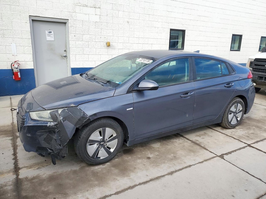 Vista de 2018 HYUNDAI IONIQ BLUE, ángulo 1